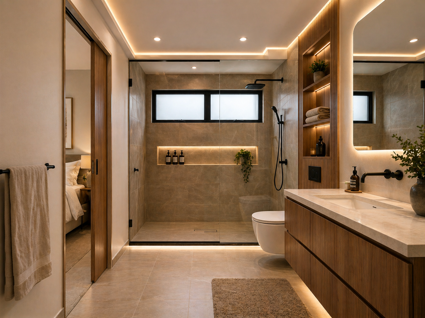 Baño habitación principal apartamento 202 ALTOS DEL PRADO